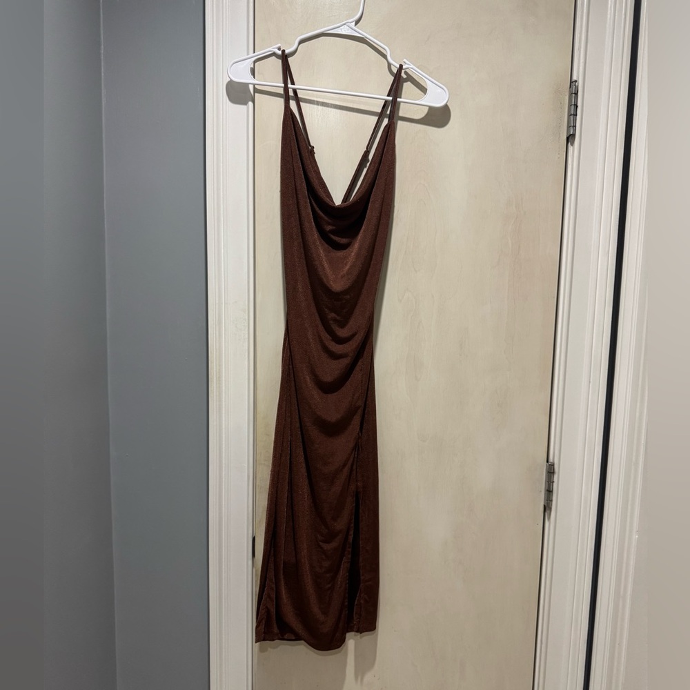 Forever 21 Brown Midi Dress